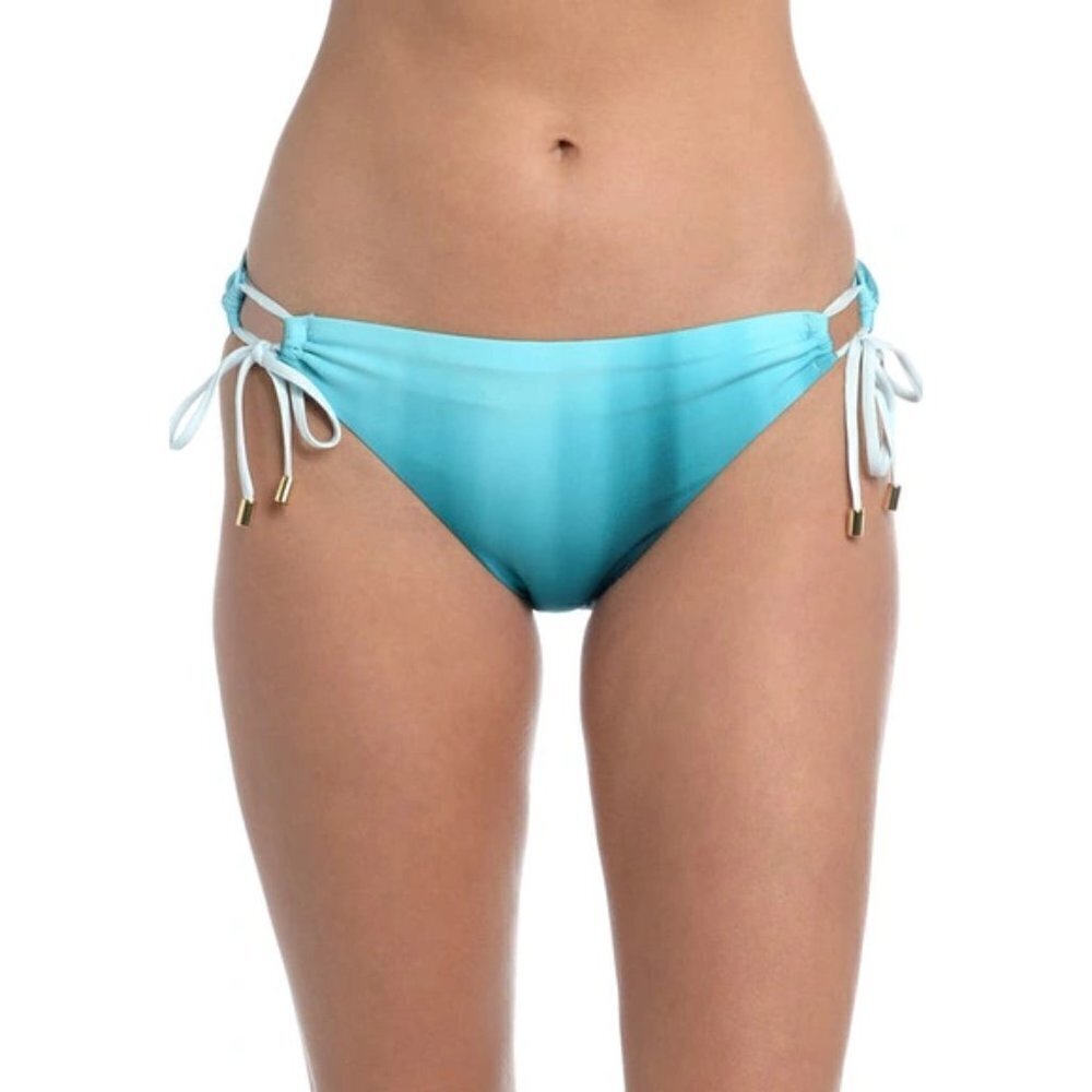 La Blanca 'Ocean Oasis' Adjustable Side-Tie Bikini Swimsuit Bottom, Turquoise